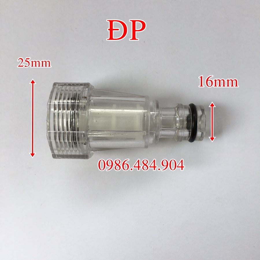 Lọc rác Trắng đầu vào máy rửa xe mini ,phụ kiện máy rửa xe áp lực cao