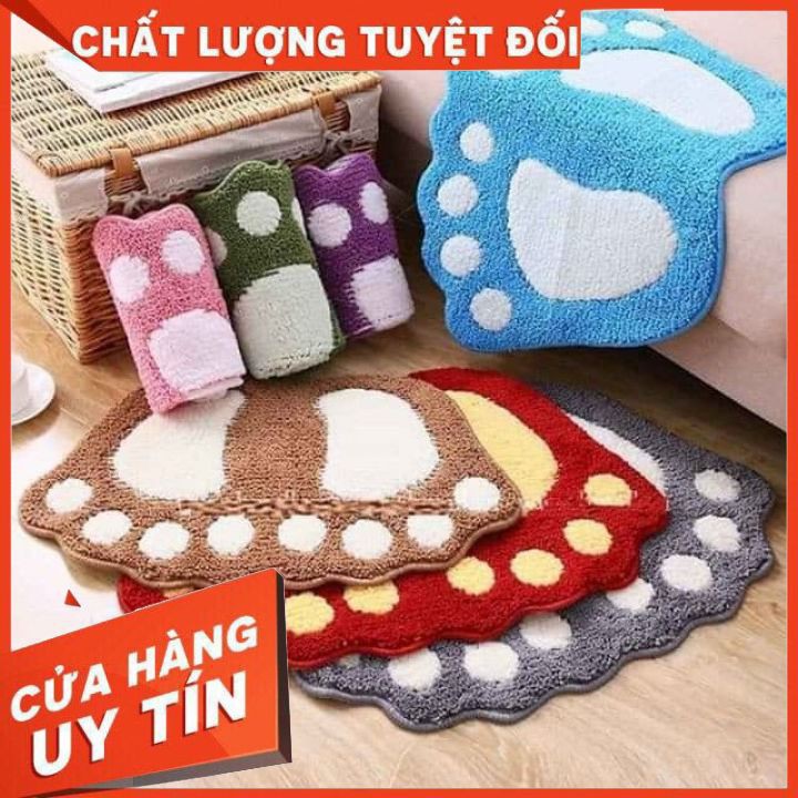 Thảm Lau Chân - Thảm Lót Hình Bàn Chân (GIAO MÀU NGẪU NHIÊN) (Tổng kho gia dụng giá tốt)