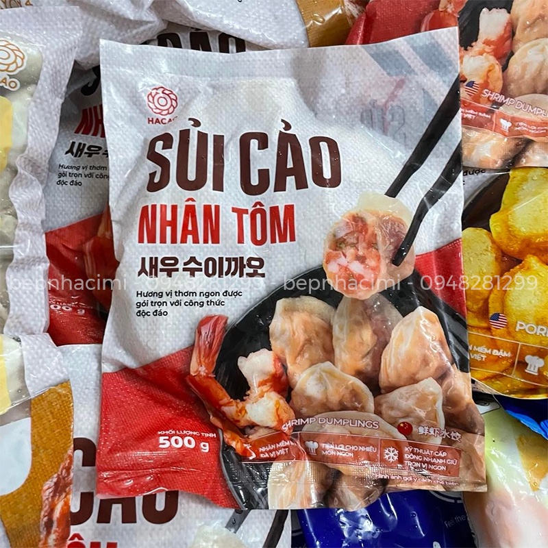 Sủi Cảo Foseca Hacao - Sủi Cảo Nhân Thịt Nhân Tôm - Bếp Nhà CIMI