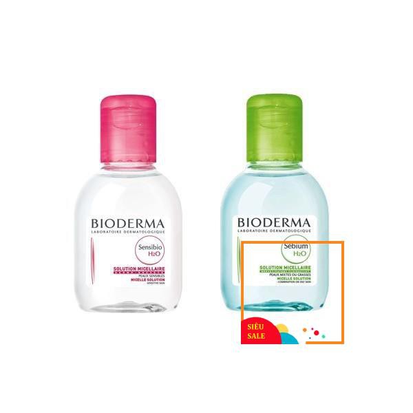 Nước tẩy trang Bioderma 100ml và 500ml dành cho da nhạy cảm, da dầu, da khô ngăn ngừa mụn hiệu quả