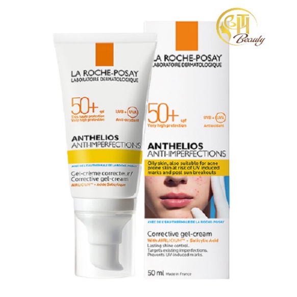 Kem Chống Nắng Cho Da Dầu La Roche Posay Anthelios Gel Cream SPF 50+ - YMK Beauty