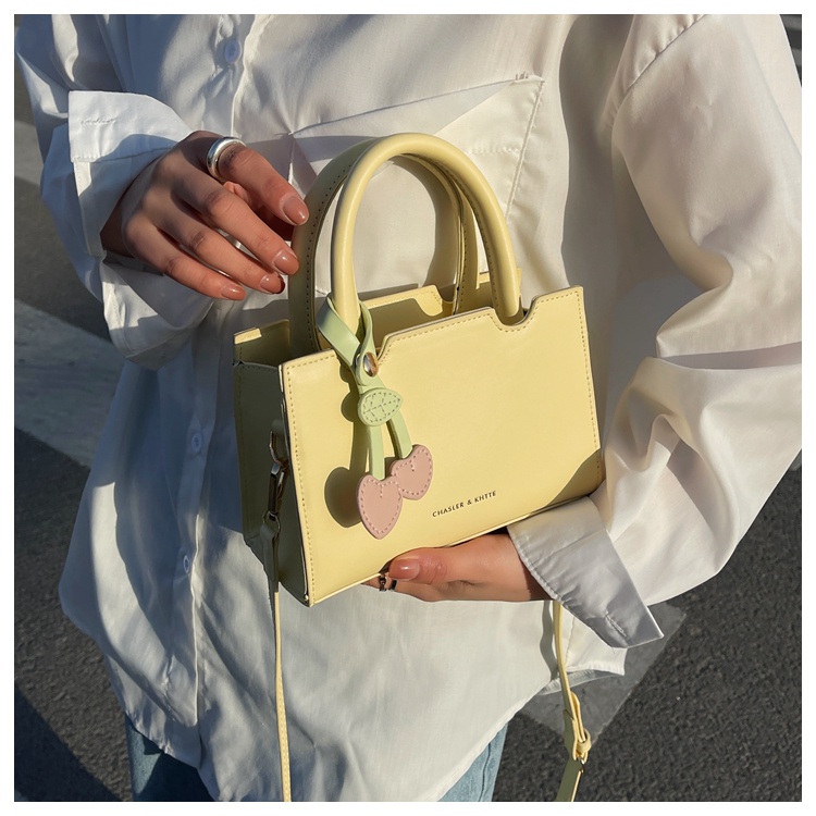 IELGY Túi Xách Đeo Vai Họa Tiết Quả Cherry Thời Trang Dành Cho Nữ