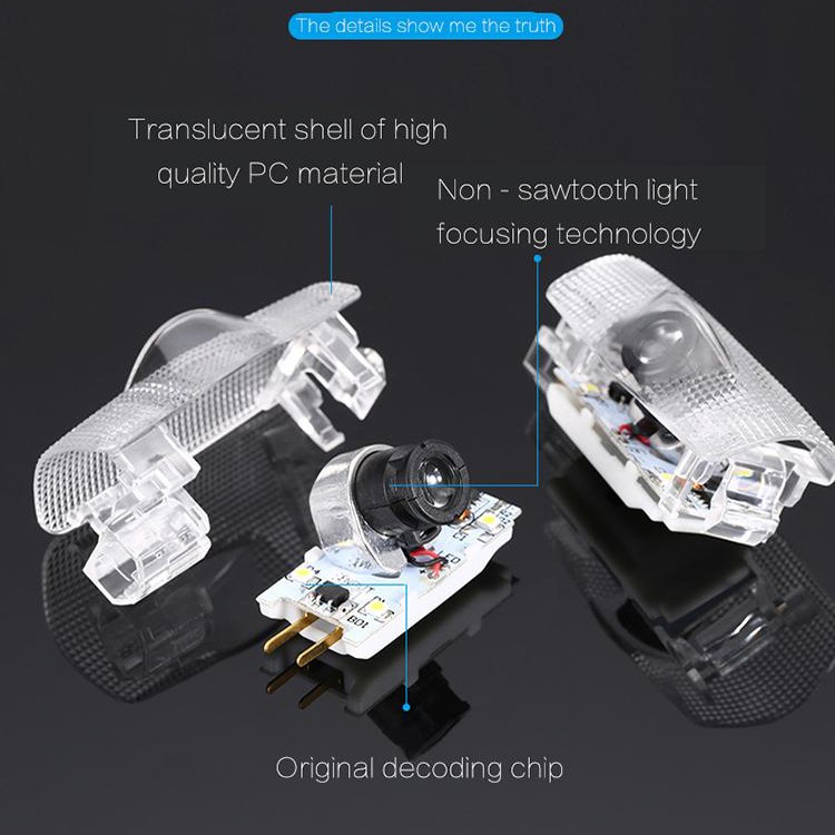 Bộ 2 Đèn LED Laser Chiếu Logo Gắn Cửa Xe Hơi Toyota Carmry Corolla RAV4 CHR