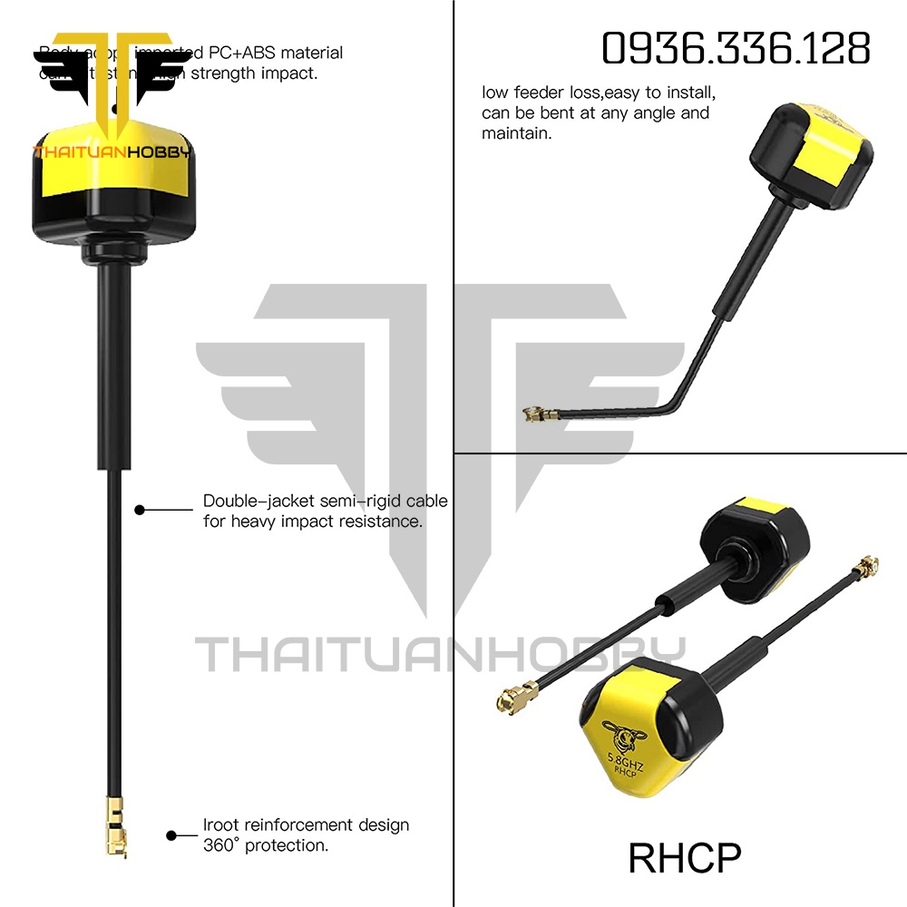 Anten SpeedyBee 5.8 GHz V2 Ufl