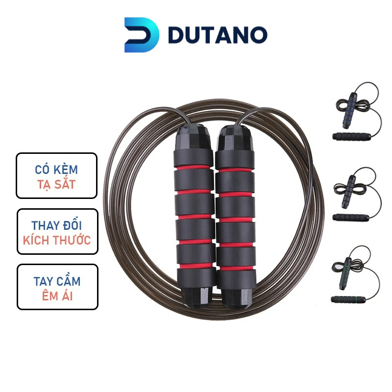 Dây nhảy thể dục dụng cụ tập gym tại nhà dây nhảy tập gym tập thể lực lõi thép có tạ