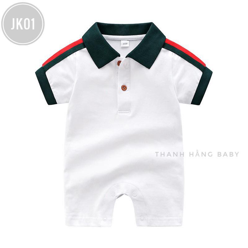 Body Bé Trai, Body Công Tử Cộc Tay Thanh Hằng Baby 3 Đến 13 Kg