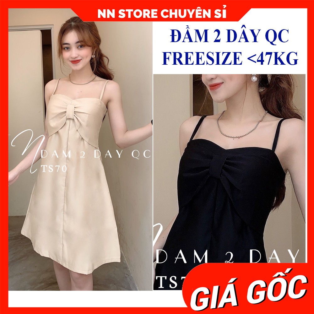 ĐẦM 2 DÂY NƠ TO TS70 HÀNG ĐẸP ẢNH THẬT ĐẦM DÂY NỮ  ĐẦM NỮ ĐI TIỆC