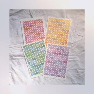 Sticker chữ cái nhiều màu xinh xắn