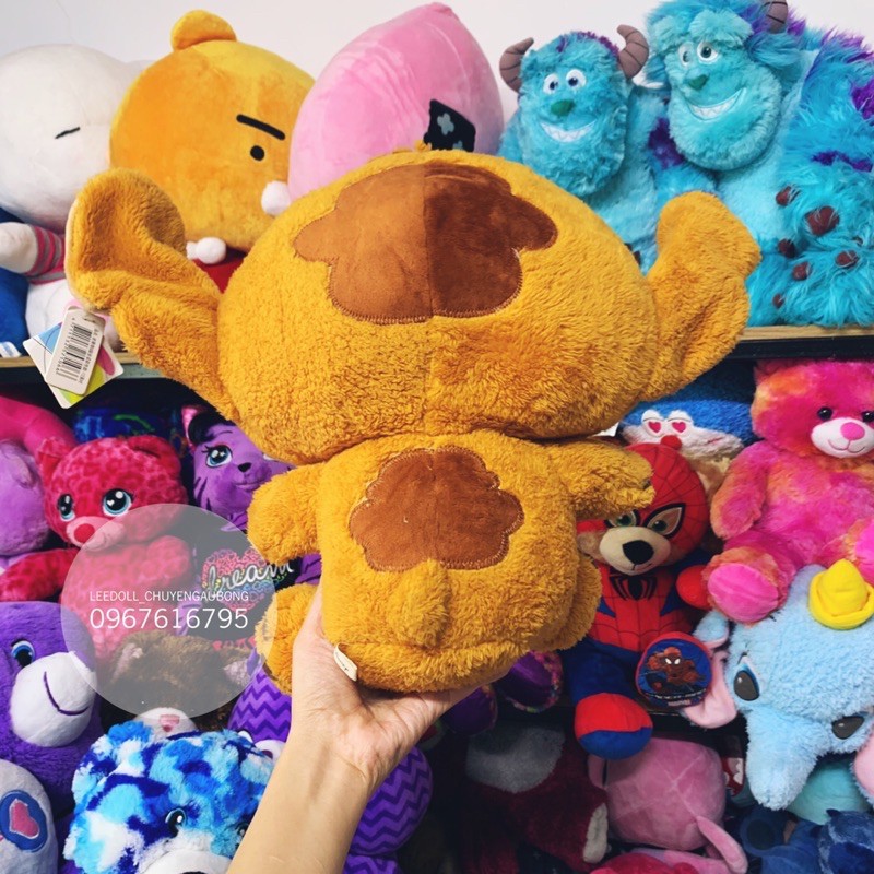 Gấu Bông Stitch Lông Xù Màu Nâu