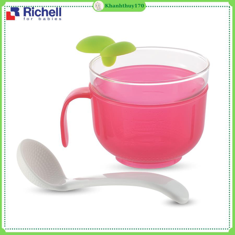 Bộ cốc nấu cháo và cơm nát trong nồi cơm điện Richell Nhật cho bé