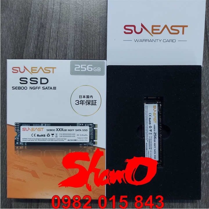 Ổ cứng SSD 256GB SunEast M2 ( SE800 NGFF SATA III – Hàng nội địa Nhật ) – Chính Hãng – Bảo hành 3 năm