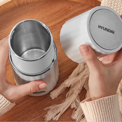 Bình Giữ Nhiệt Mini Chính Hãng Hyundai - Bình Cắm Điện 2 Lớp Chất Liệu An Toàn Sức Khỏe, Dùng Cho Cả Em Bé - Dung tích 2