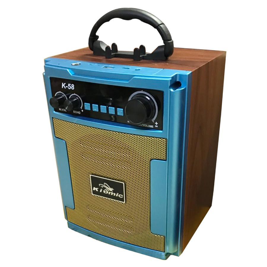 LOA KIOMIC K58 TẶNG KÈM MIC KHÔNG DÂY - HÁT SIÊU NHẸ