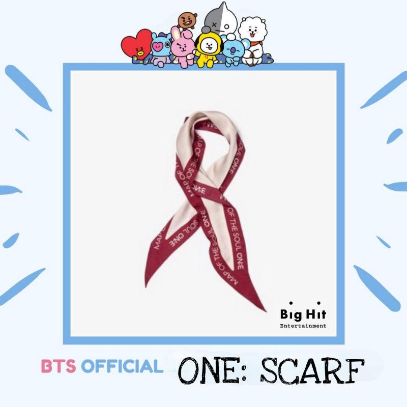 [OFFICIAL GOODS] BTS MOTS SCARF ON:E | KHĂN CONCERT MOTS ON:E (HÀNG OFF, SẴN)