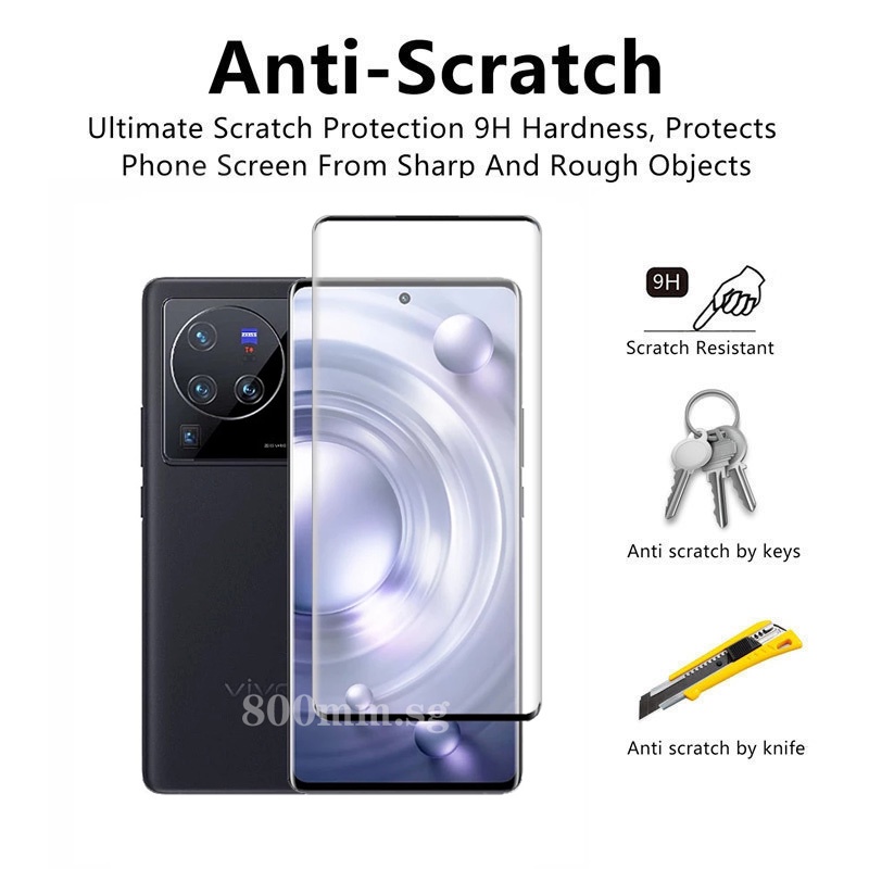 Kính CườNg LựC BảO Vệ ỐNg KíNh Camera KèM Phụ KiệN Cho Vivo X90 X80 X70 X60 X50 Pro +
