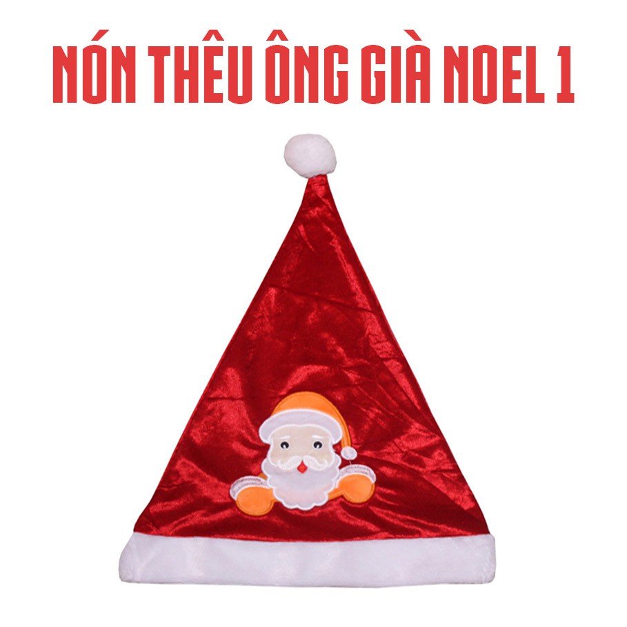 Mũ nón ông già Noel cho bé - Hóa trang lễ giáng sinh - Phụ kiện hóa trang Noel