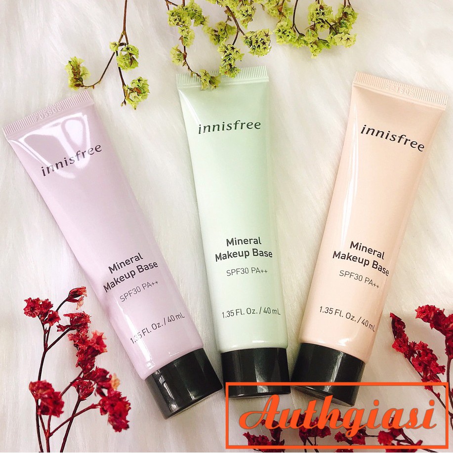 Kem lót INNISFREE Mineral Makeup Base SPF30 PA+++ tác dụng 4in1 40ml | WebRaoVat - webraovat.net.vn