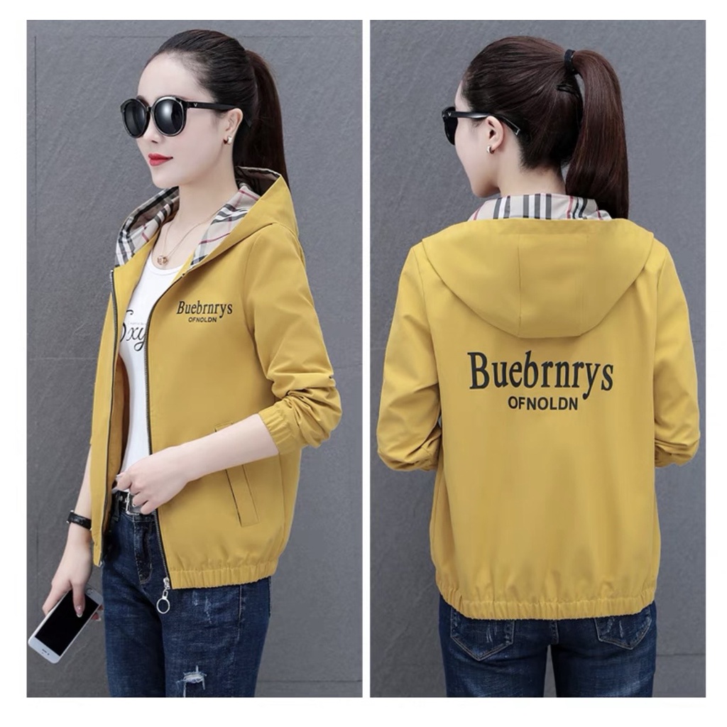 &lt;&lt;SALE SIÊU RẺ&gt;&gt;Áo khoác nữ nón caro