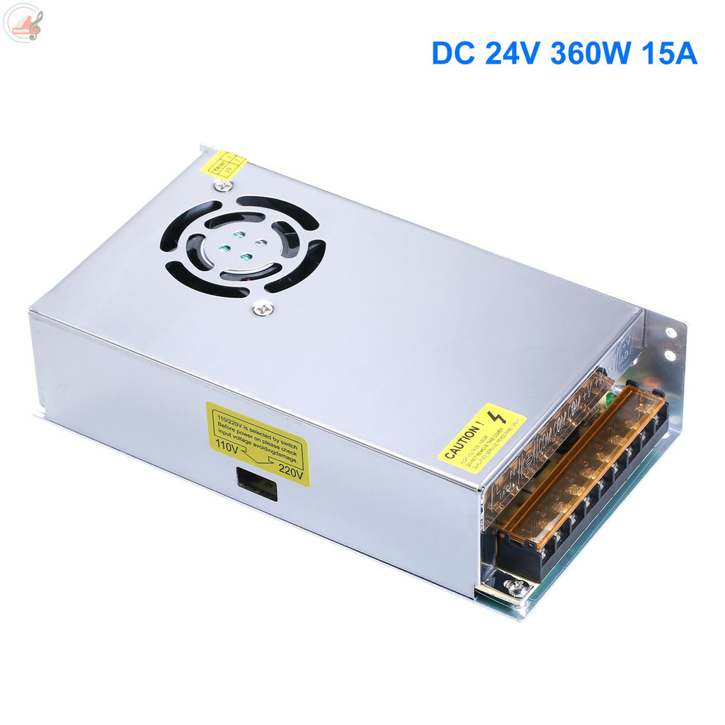 Aibecy DC 24V 360W 15A Universal Regulated Switching Power Supply Compatible with Anet A8 Plus E16 ET4 ET4PRO ET5 ET5PRO Creality 10/10s/10 V2 Ender 3 3D Printer LED Strip Light Computer Project