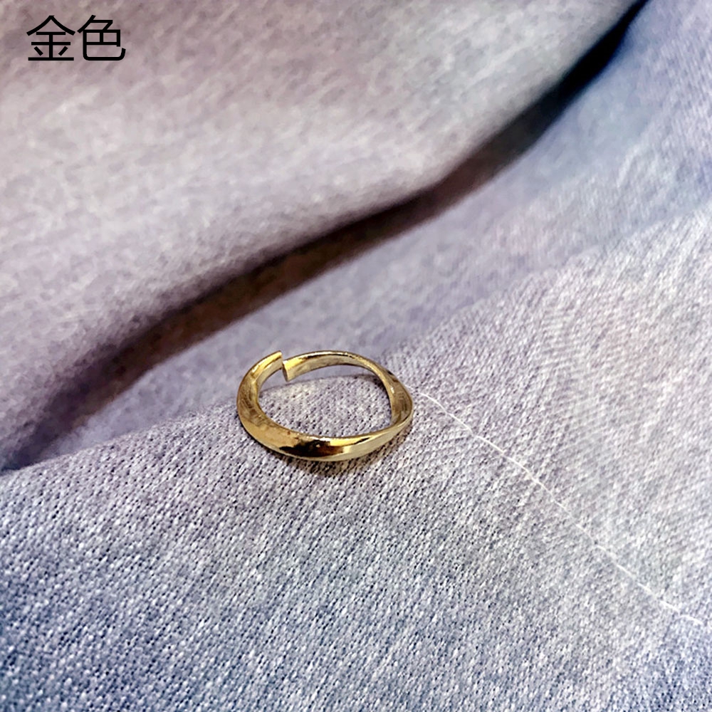 Nhẫn kim loại đơn giản thời trang hipster dành cho nữ