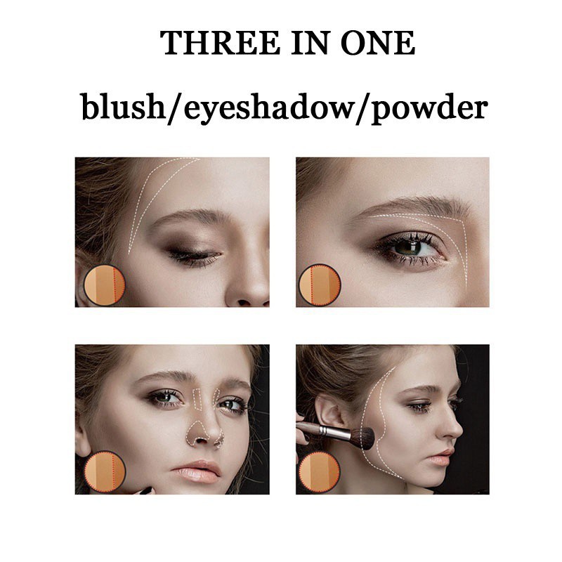 [Hàng mới về] Phấn má hồng LUWHICEY 3 trong 1 lấp lánh dạng bóng tròn có 8 màu để chọn lựa | BigBuy360 - bigbuy360.vn