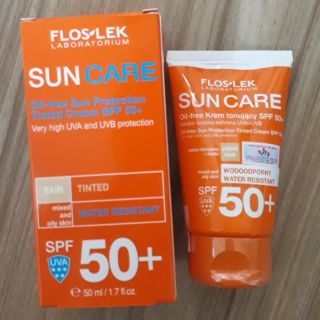 Kem chống nắng Floslek Laboratorium Sun Care Oil Free Sun Protection Tinted Cream SPF50+ 500ml