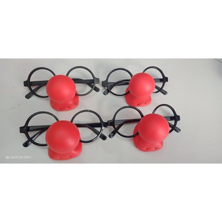 Kính Mũi Chú Hề Màu Đỏ Ma Thuật Cho Lễ Hội Hóa Trang