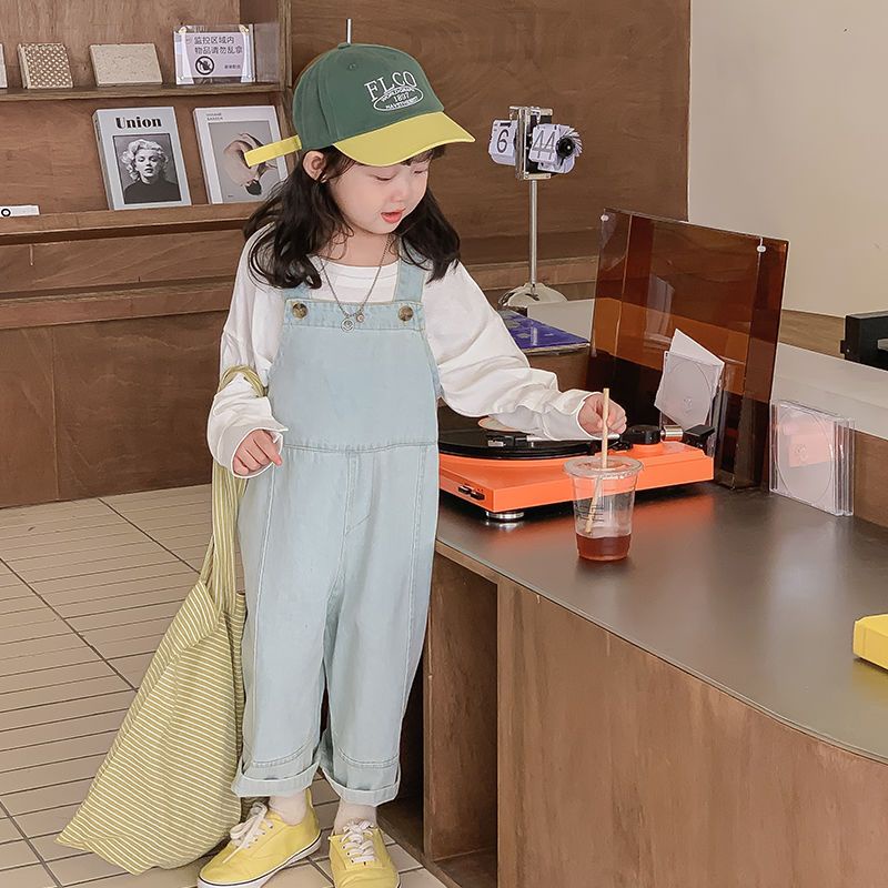 [Babycat] Hàng Có Sẵn Quần Denim Mềm Dễ Phối Đồ Phong Cách Nhật Bản Hàn Quốc Nhật Bản Mùa Xuân Thu Cho Bé Gái