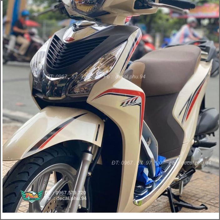 Tem Rời Vision Chỉ đỏ đen (C)