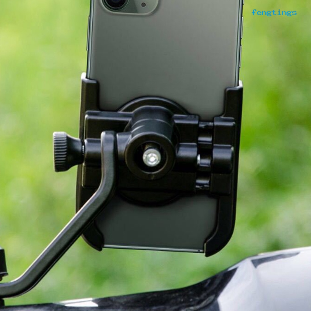 Giá đỡ điện thoại gắn tay lái xe máy bằng hợp kim nhôm có thể điều chỉnh