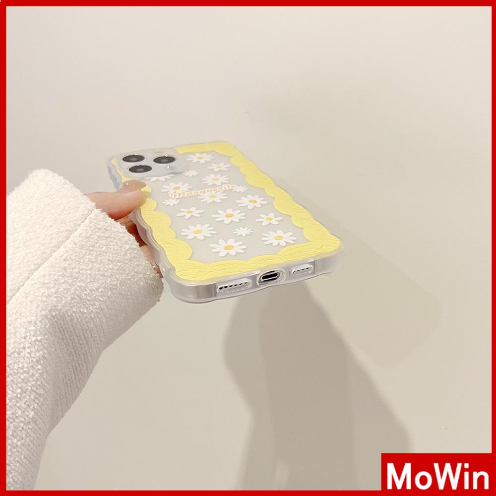 Ốp Điện Thoại Silicon Mềm Chống Trượt Chống Sốc In Hình Hoa Cúc Vàng Cho iPhone 13 Pro Max 12 Pro Max 11 7Plus