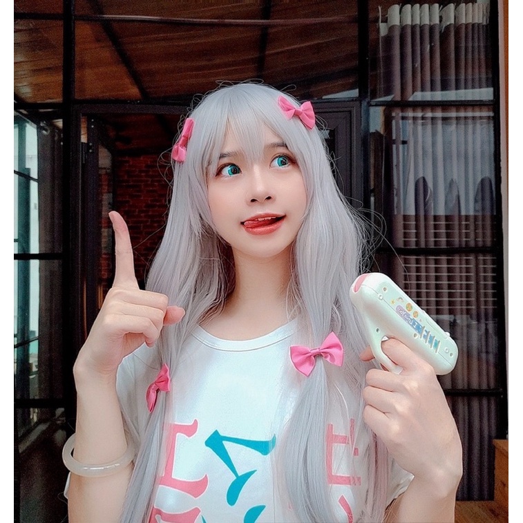 EroManga Sensei Izumi Sagiri và osakana nữ tay ngắn áo thun .Trang phục anime hoá trang cosplay nhân vật
