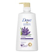 BỘ Dầu gội+ kem xả Dove vào nếp sống động tự nhiên LAVENDER 340g