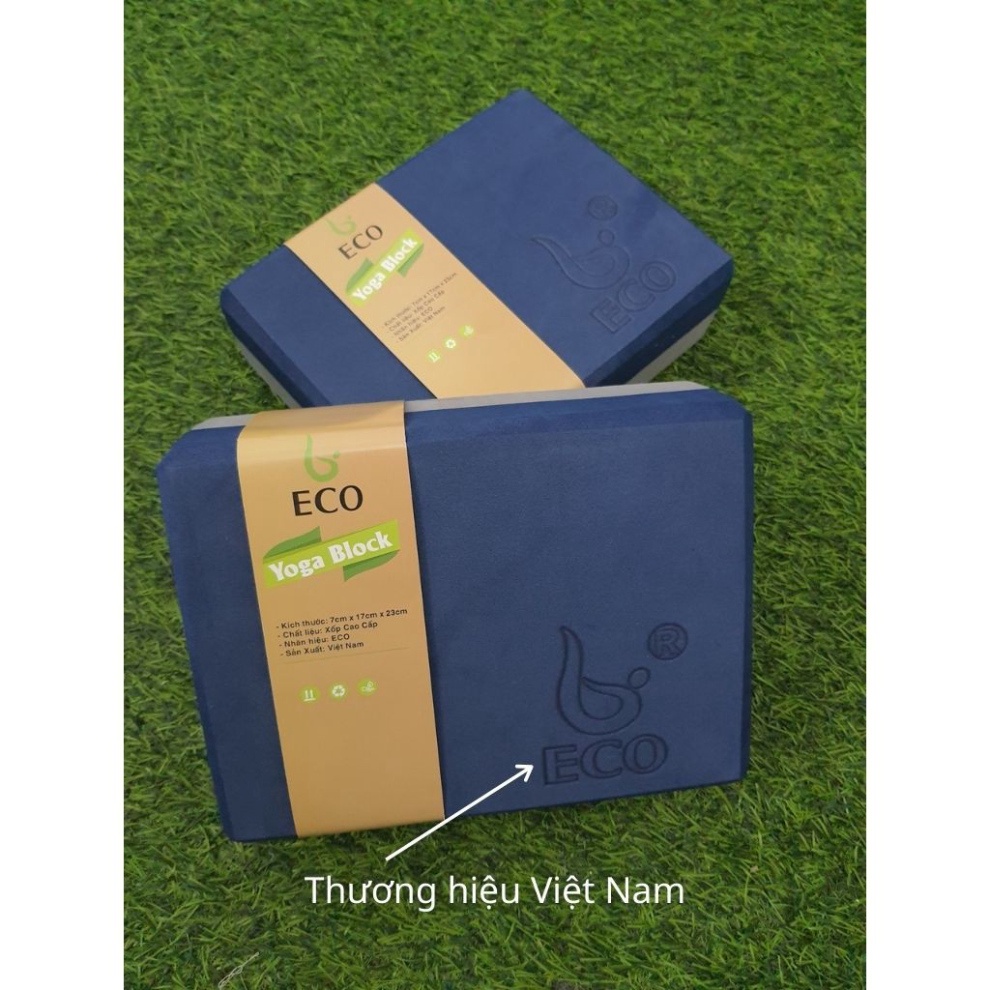 Gạch Tập Yoga Thương Hiệu ECO, Gạch 300g Không Lún, Đầm Tay S1GACH GKK