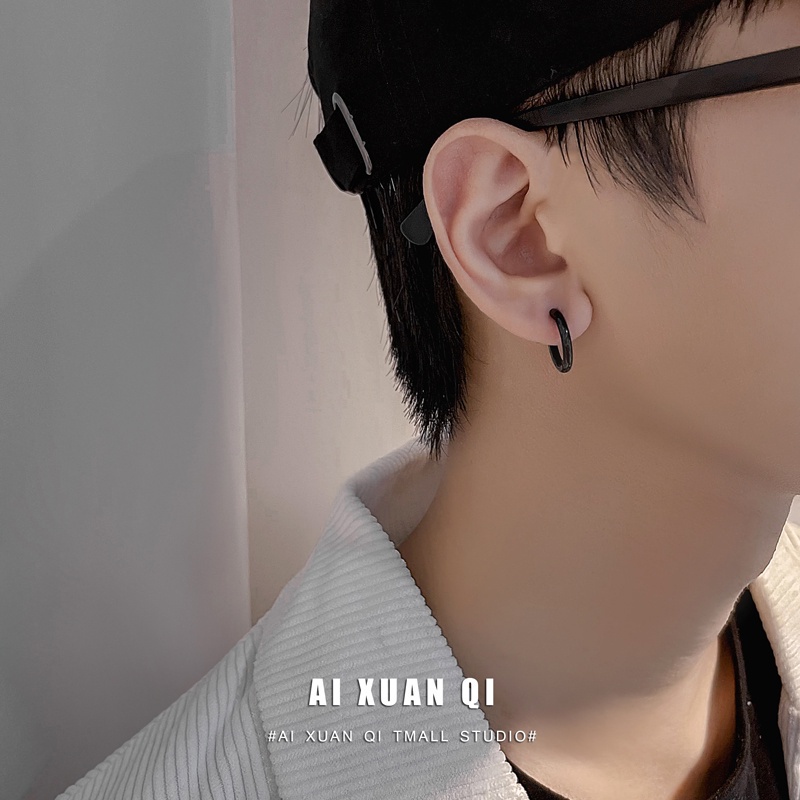 Khuyên Tai Dạng Vòng Không Xỏ Khuyên 19B245 Phong Cách Hip Hop Thời Trang