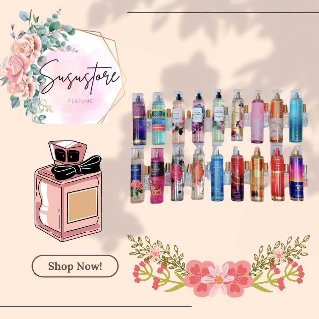 XỊT THƠM TOÀN THÂN BATH & BODY WORKS NHIỀU MÙI 10ml Ver 4
