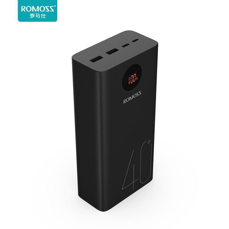 Pin dự phòng Romoss ZEUS 40+ dung lượng 40000mAh hỗ trợ sạc nhanh QC3.0 và sạc đảo chiều PD 18W (Đen)/sac samsung/iphone