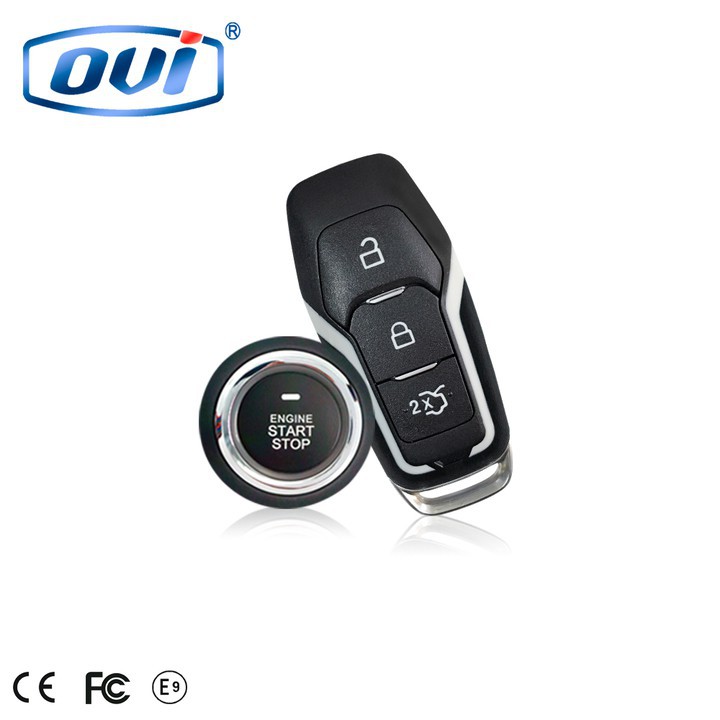 Bộ chìa khóa thông minh START-STOP điều khiển từ xa dành cho ô tô Ford - Mã: OVI-EF010 - Hàng Nhập Khẩu Chính Hãng