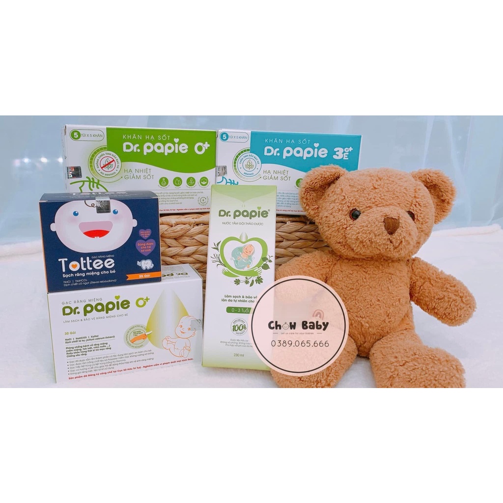 Nước Tắm Gội Thảo Dược Cho Bé Dr Papie Thành Phần Tự Nhiên Hàng Chính Hãng