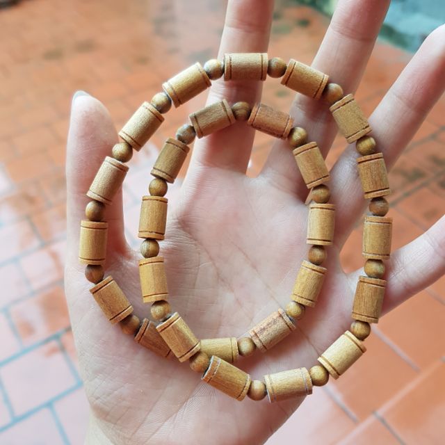 Vòng cổ gỗ đốt trúc 8li