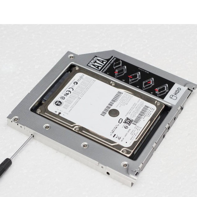 Caddy Bay( Khay Ổ Cứng ) HDD SSD SATA3 9.5mm/12.7mm - Giải Pháp Lắp Ổ Cứng Thứ 2 cho Laptop