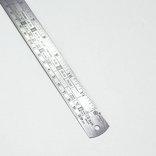 Thước Lá Thép Lỗ Ban Dãy Đo Hệ 30cm Chuyên Dùng Trong Sửa Chữa Công Nghiệp Cơ Khí Dân Dụng