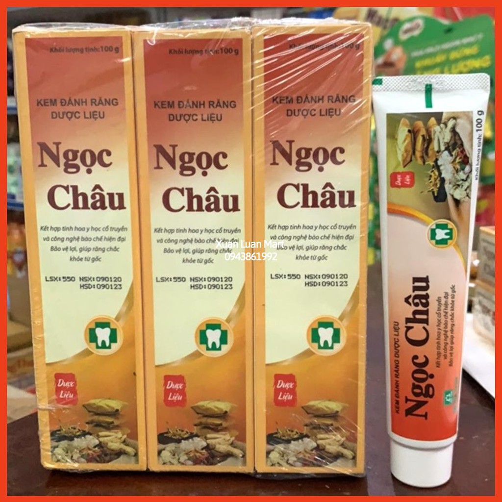 Kem Đánh Răng Dược Liệu Ngọc Châu 100g