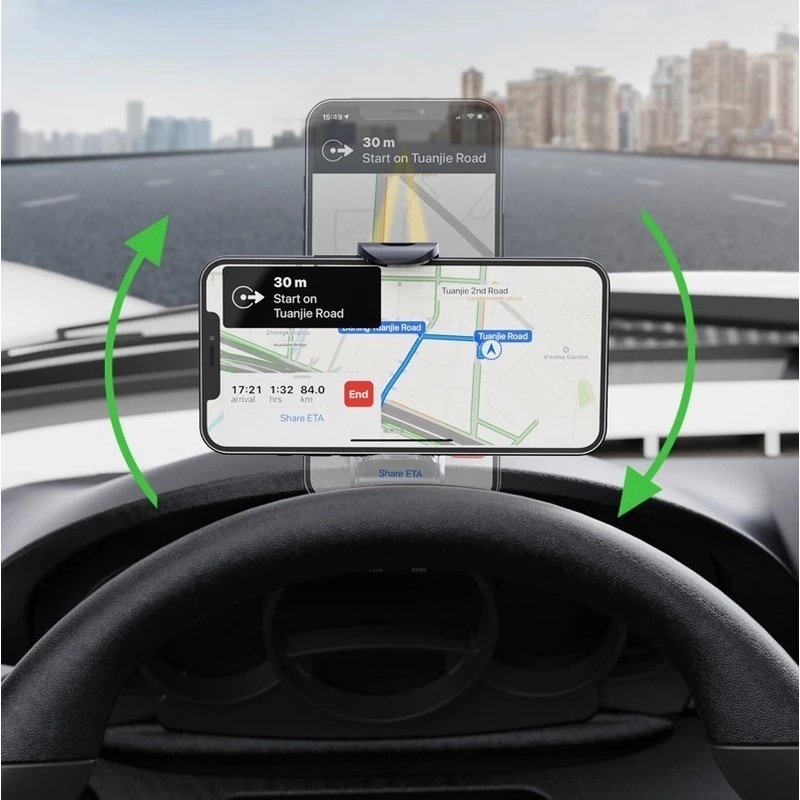 1 giá đỡ điện thoại xoay 360 độ gắn bảng điều khiển xe hơi đa năng | WebRaoVat - webraovat.net.vn
