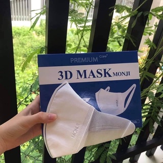 Khau trang 3D mask Bảo Huy công nghệ Nhật Bản chống bụi cao cấp hộp 50 cái loại họa tiết trơn