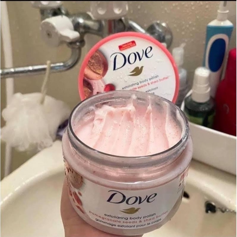 Tẩy Da Chết Toàn Thân, Body DOVE Creme Dusch Peeling - bản Mỹ