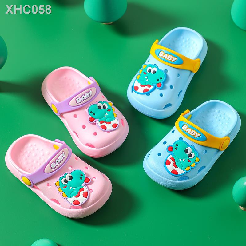 Giày Crocs mềm mại chống trượt chống va chạm đáng yêu tiện lợi cho bé trai 1-3 tuổi