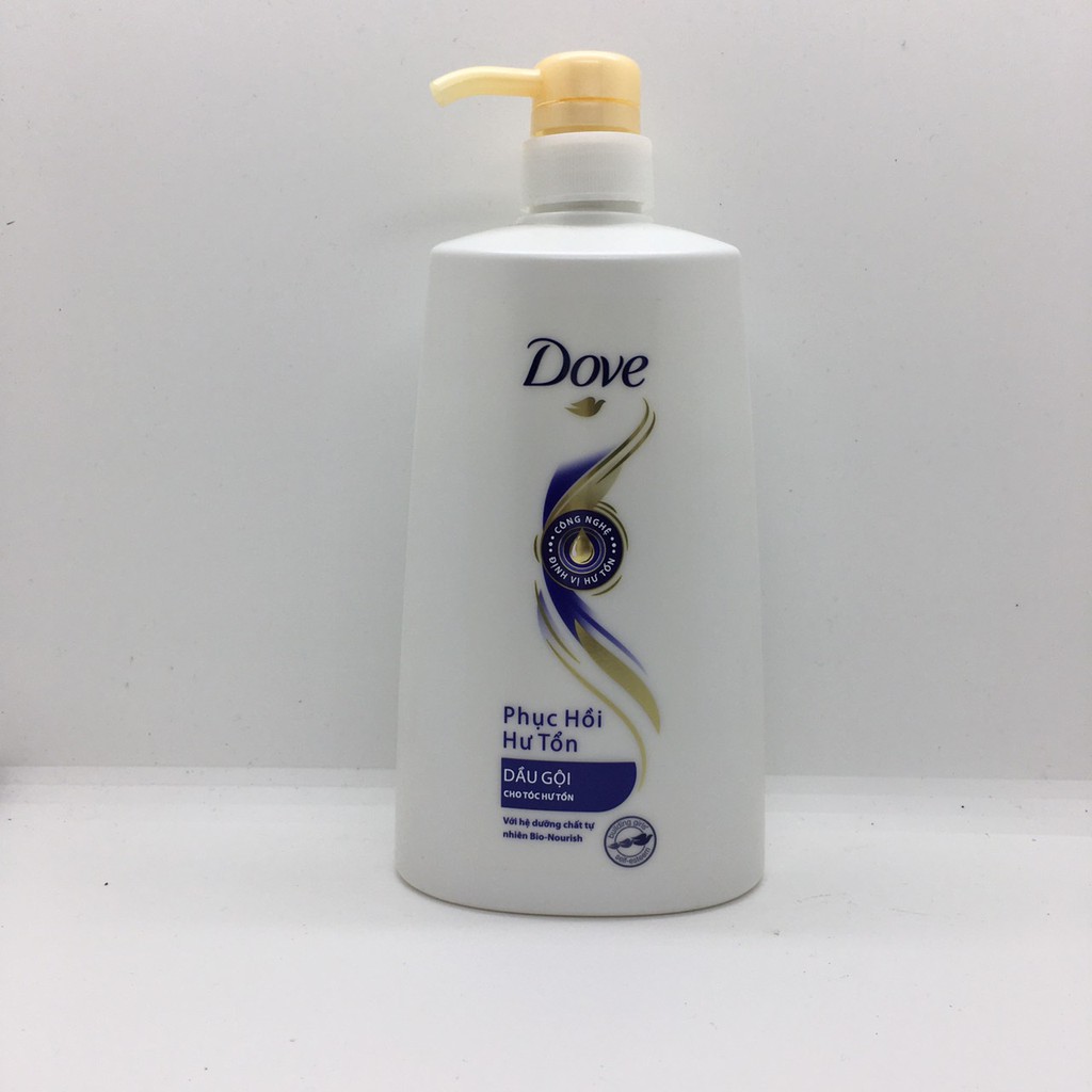 (Tách lẻ) Dầu gội/ dầu xả chăm sóc tóc hư tổn Dove 640g