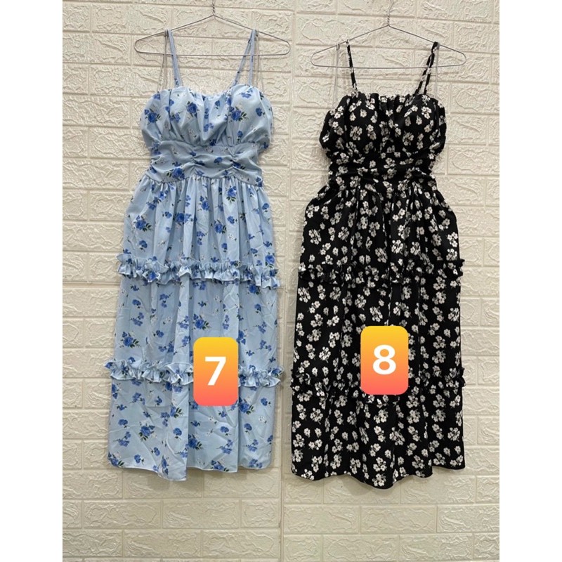 Đầm maxi hoa hai dây bo ngực siêu đẹp - hình thật | BigBuy360 - bigbuy360.vn