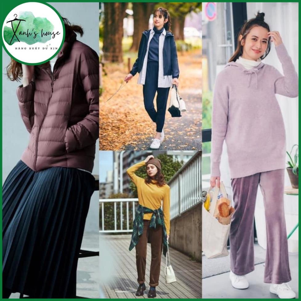Áo giữ nhiệt cổ 3 phân cho nữ chất nỉ tơ cao cấp hàng Falumar xuất khẩu mềm ấm bảng màu đẹp 2021 XanhHouse ❕